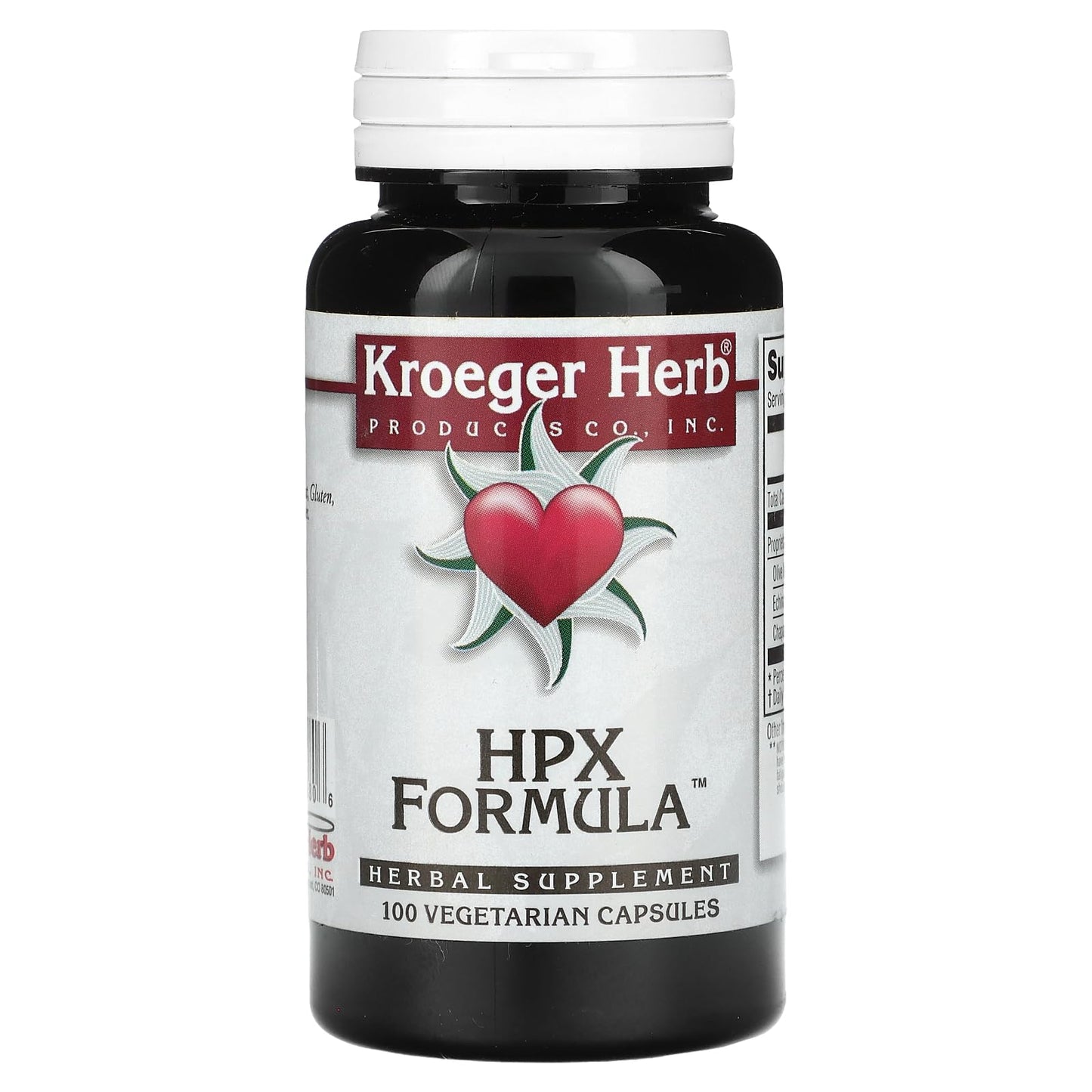 Kroeger Herb Products HPX Formula Capsules, 100 Count