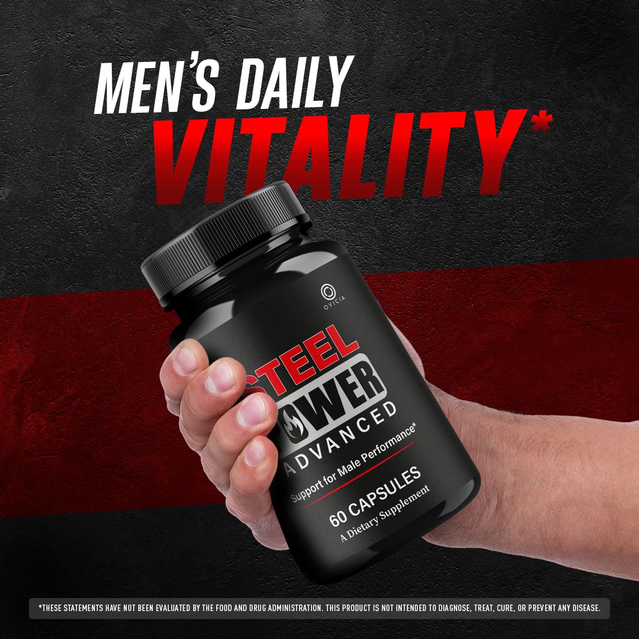 OVICIA Steel Power 120 Capsules