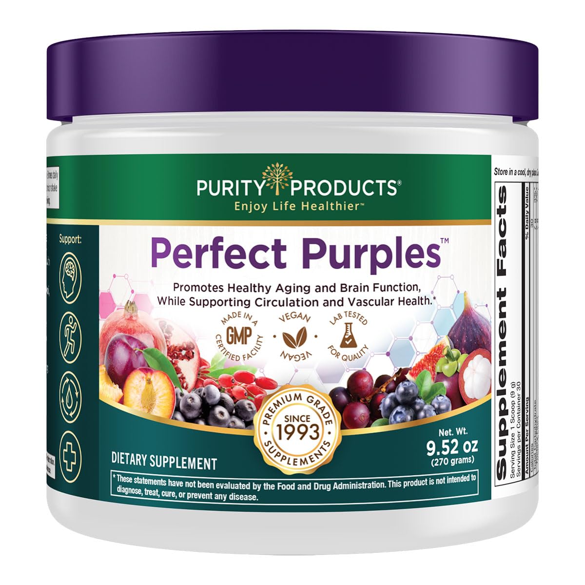 Purity Products Perfect Purples Powder 30 Count