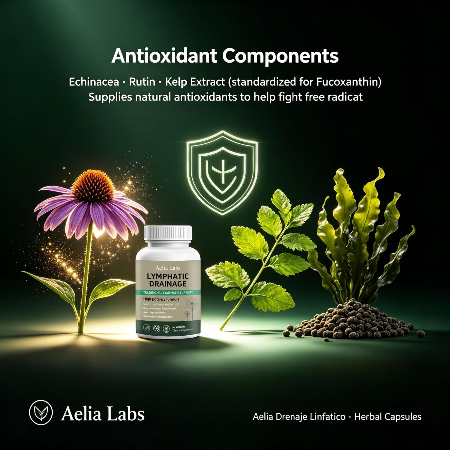 Aelia Labs Drenaje Linfatico Capsule 60 Count