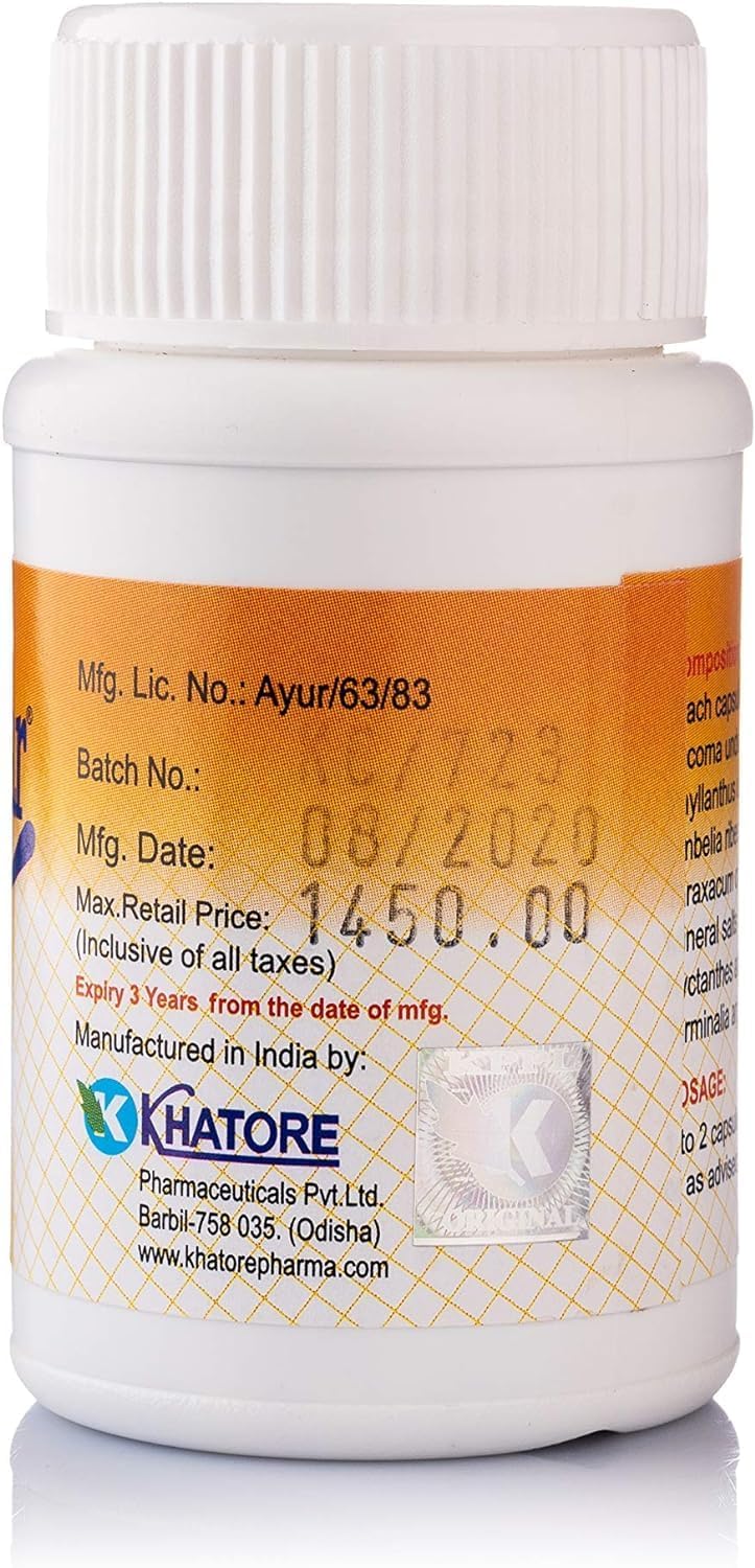 KAMALAHAR Liver Support Capsules 1200 Capsules