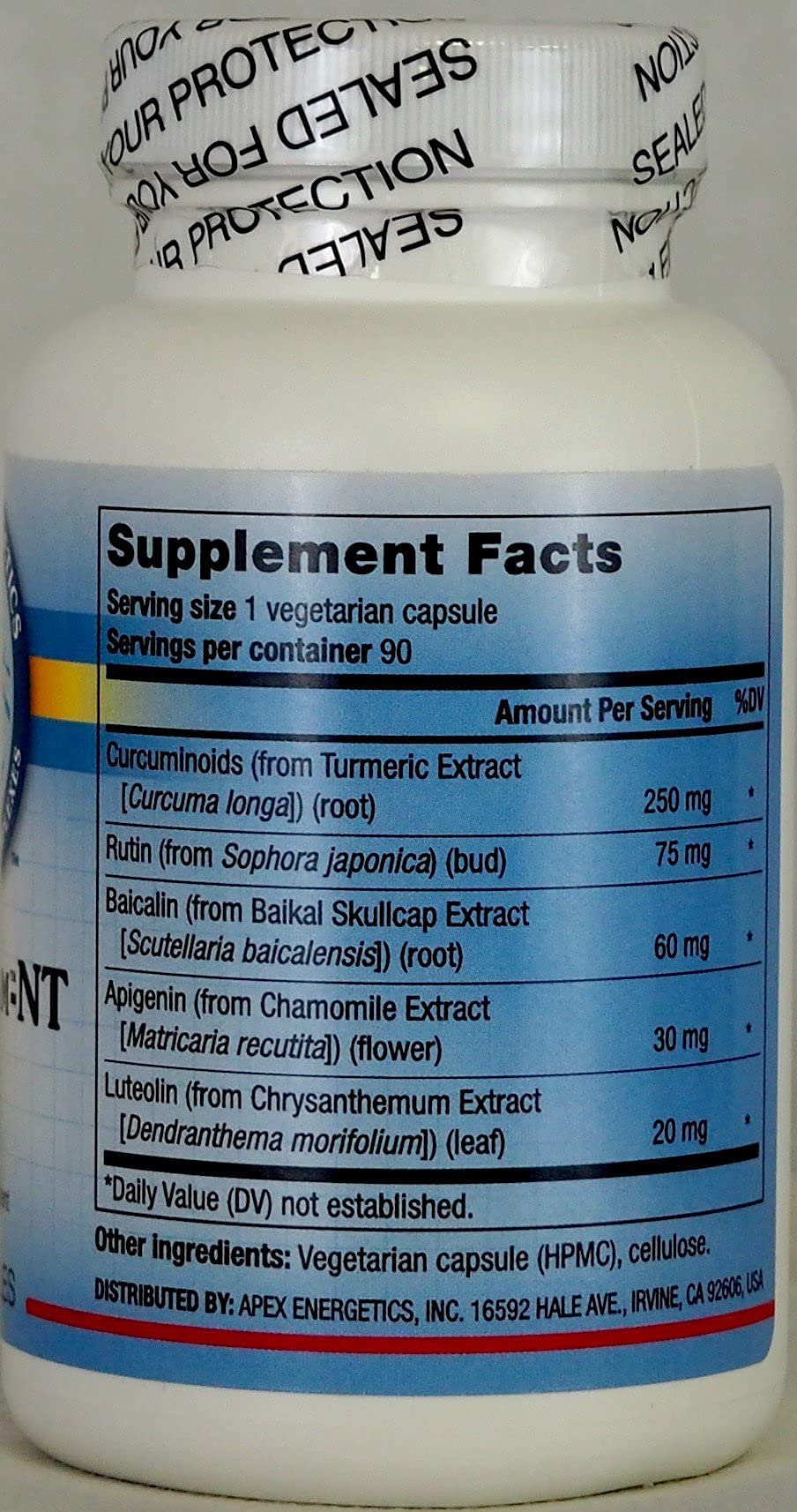 Apex Energetics NeuroFlam (K-46) Capsules 90
