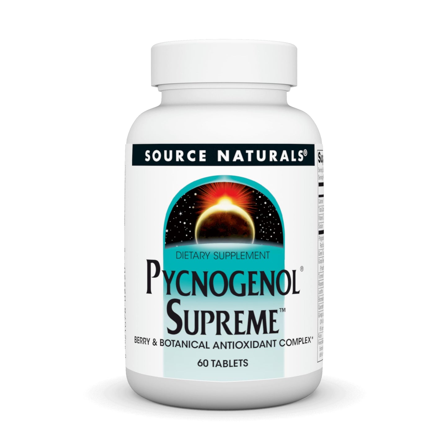 Source Naturals Pycnogenol Supreme, Berry & Botanical Antioxidant Complex, 60 Tablets