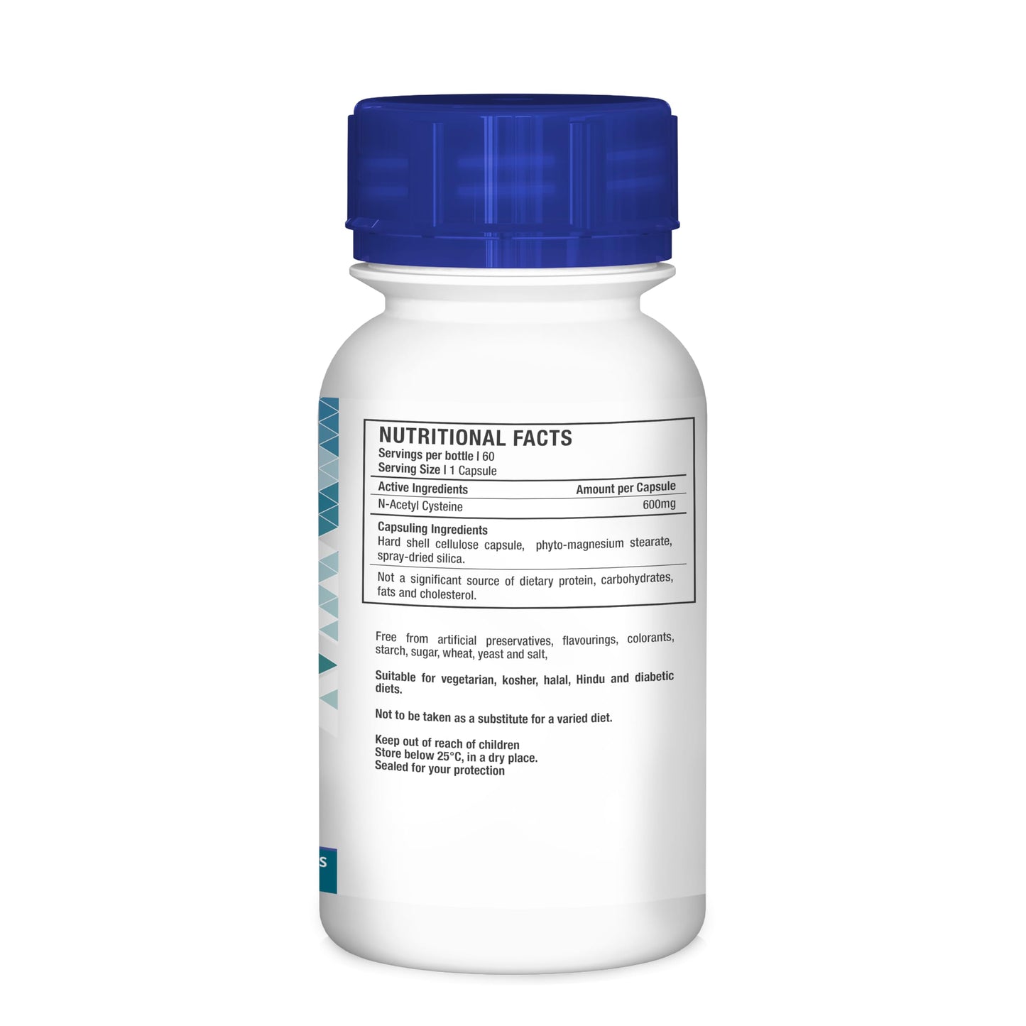 NUTRILYFE NAC (N-Acetyl Cystein) Capsule, 60 Veggie Caps