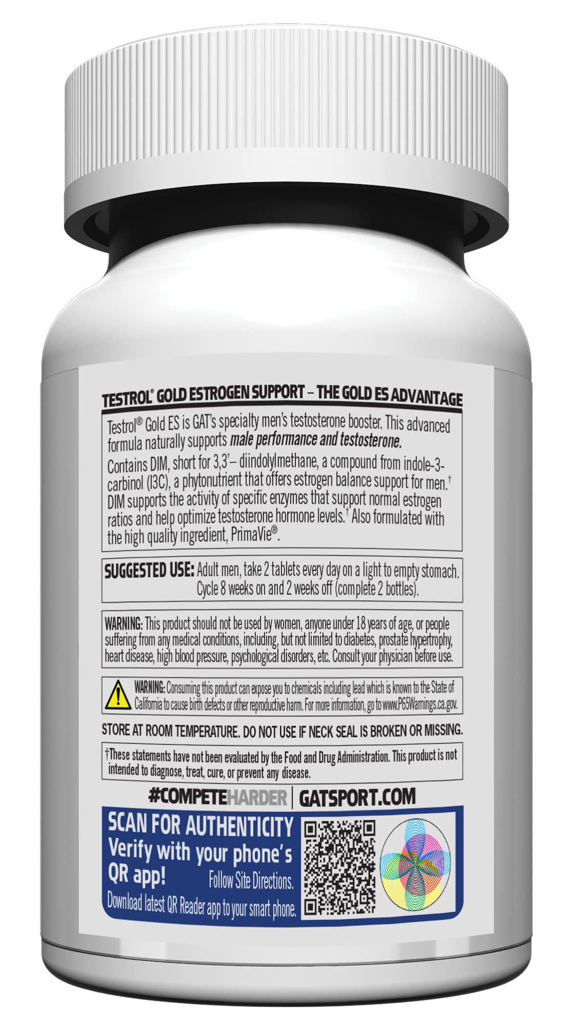 GAT SPORT Testrol Gold ES 60 Tablets