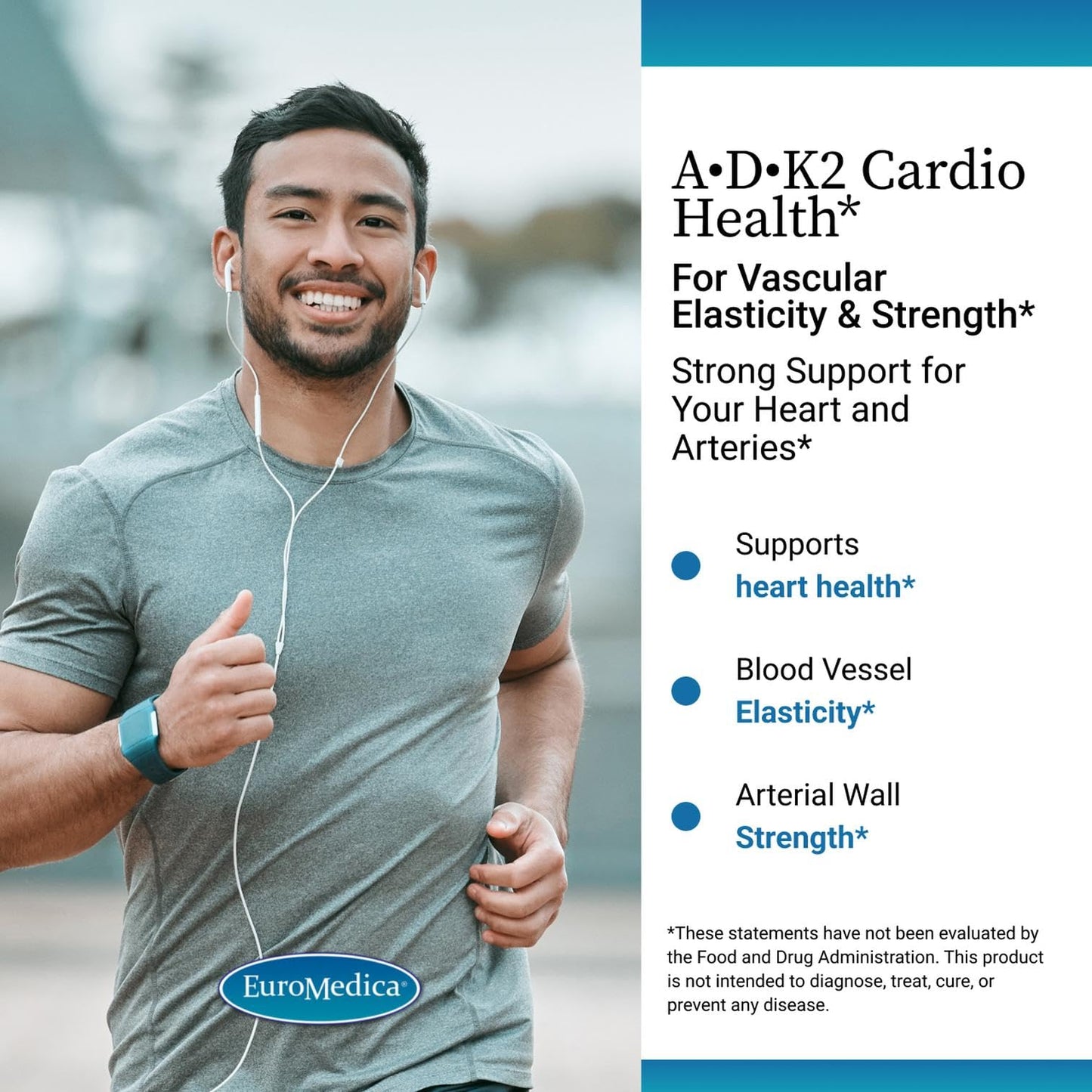 EuroMedica A•D•K2 Cardio Health Softgels, 60