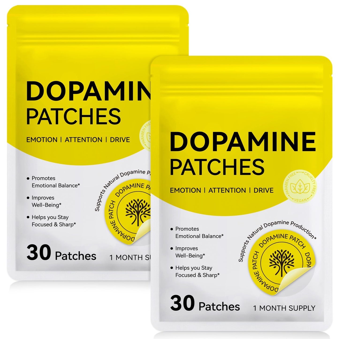 bnHUlMXw Dopamine Patches Tablet 30-count