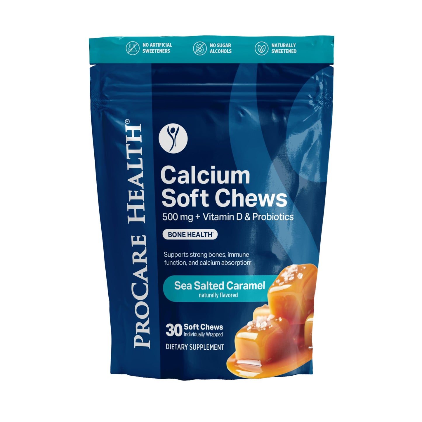 ProCare Health Calcium Soft Chew Sea Salted Caramel 30 Chews
