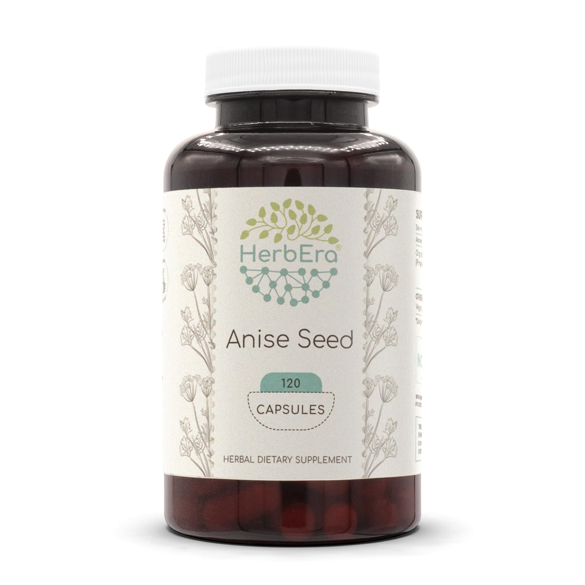 HerbEra Anise Seed Capsules 120 Count