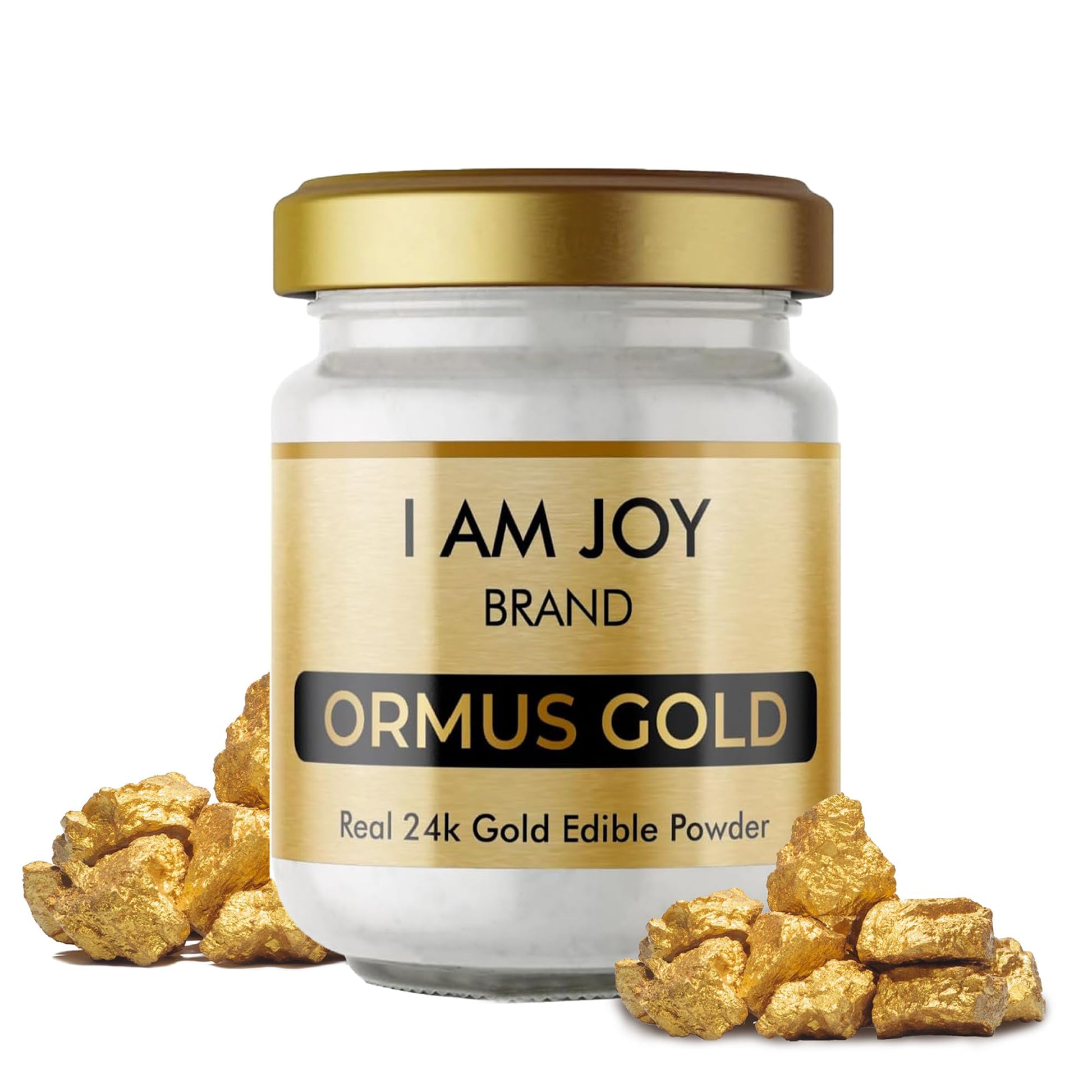 I Am Joy co. Pure Ormus White Gold Powder Monoatomic M-State 24k 99.99% 0.776 oz
