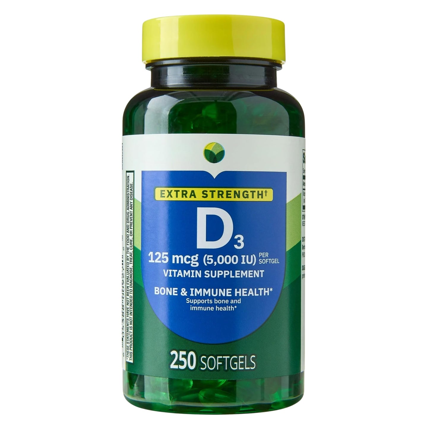 KP+ Vitamin D3 125 mcg (5,000 IU) Softgels 250