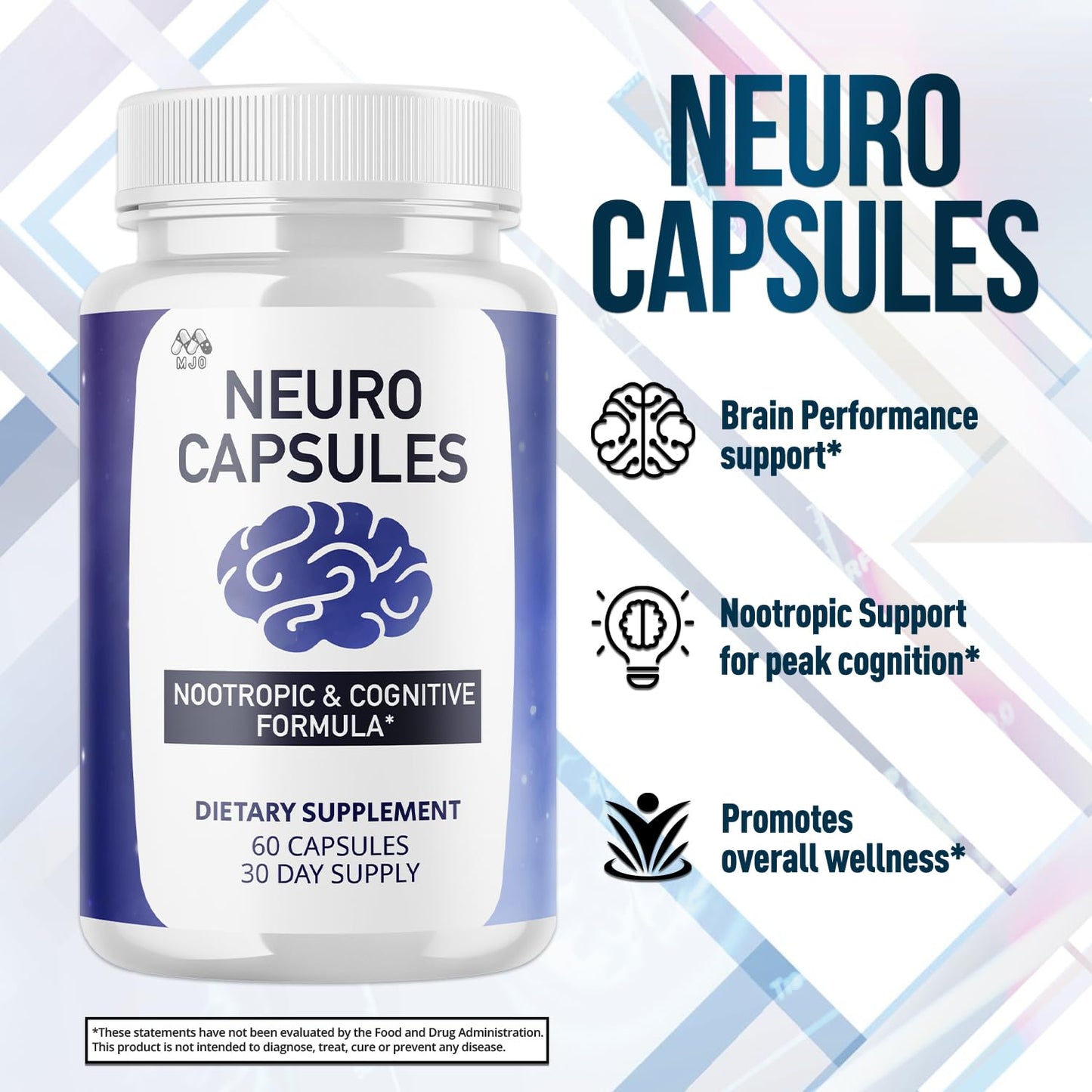 MJO Neuro Capsules 60 Capsules