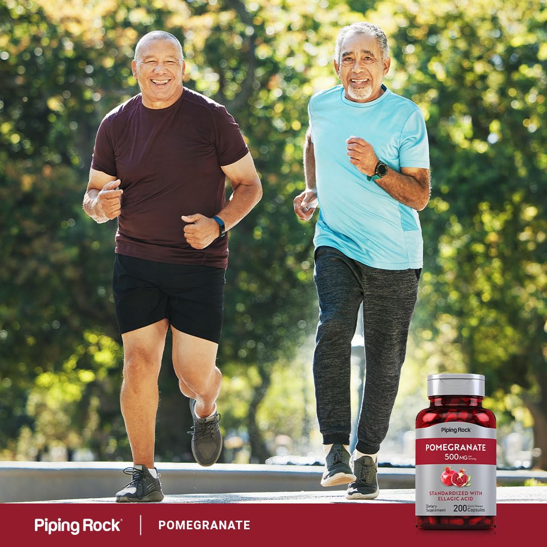 Piping Rock Pomegranate Extract Capsules 500mg, 200 Capsules