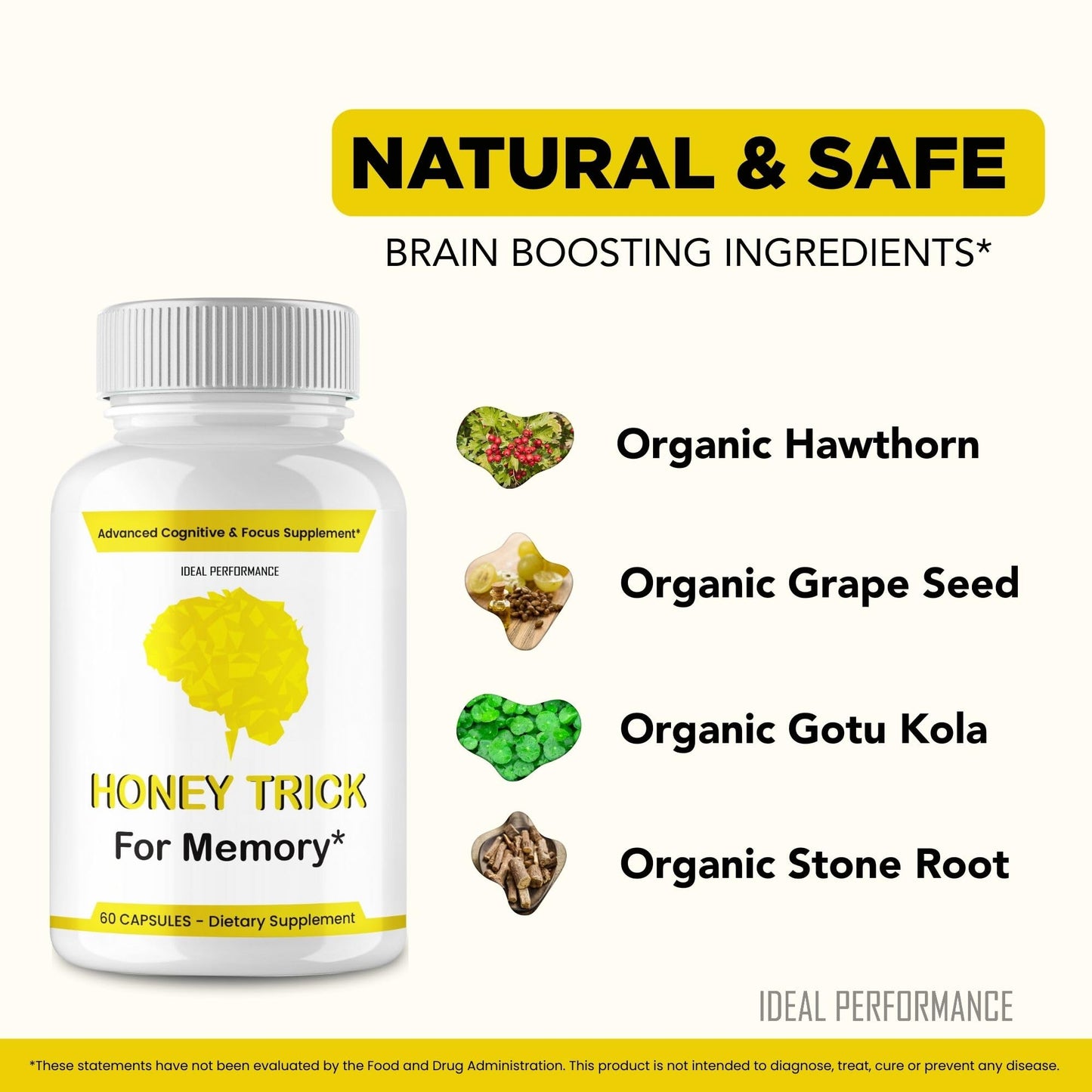 Ideal Performance Honey Trick Capsule 60 Count