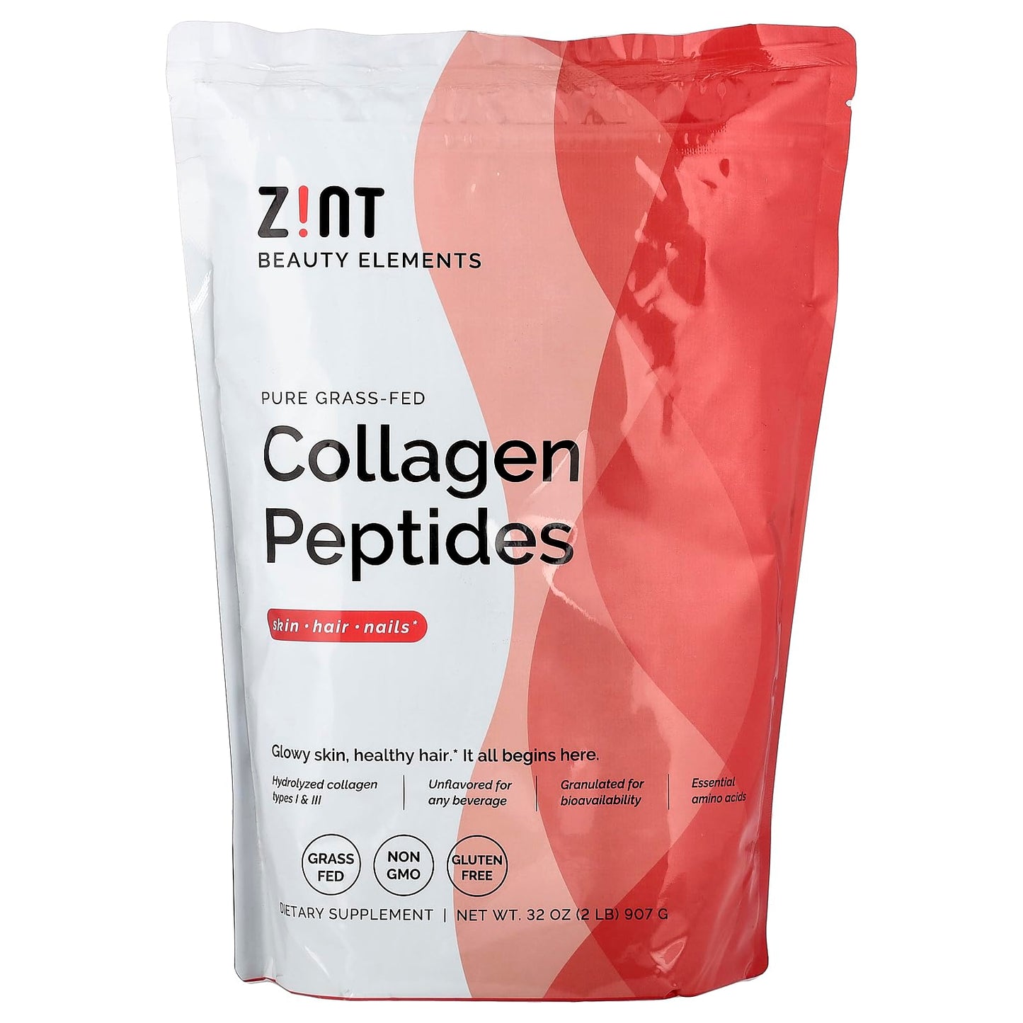Zint Collagen Peptides Powder, 32 oz