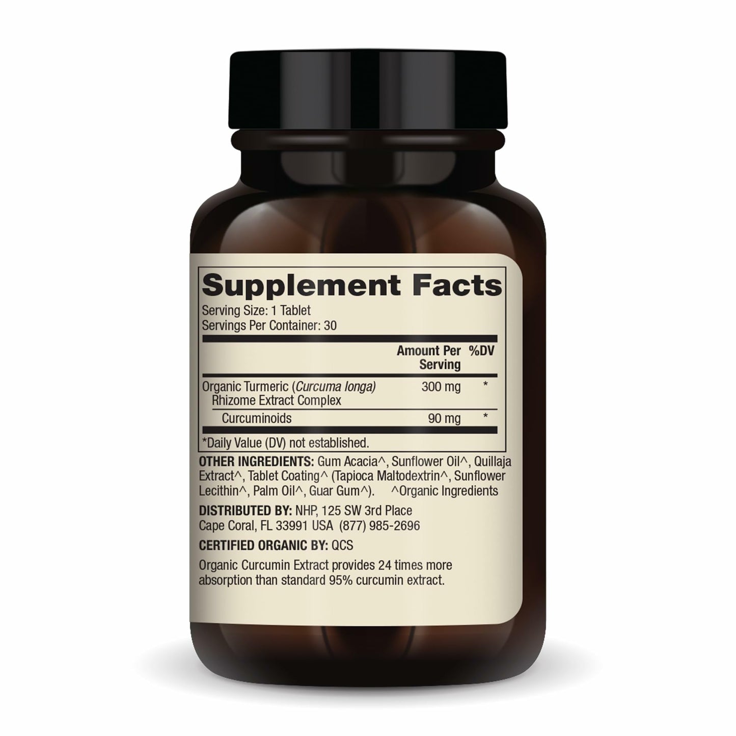 Dr. Mercola Organic Curcumin Extract Tablet, 30 Tablets