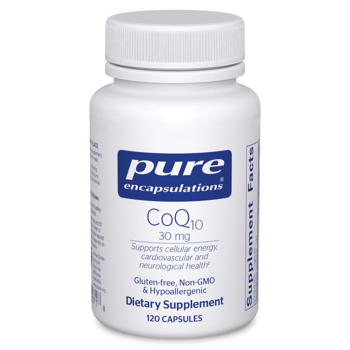 Pure Encapsulations CoQ10 30 mg Capsule, 120 Count