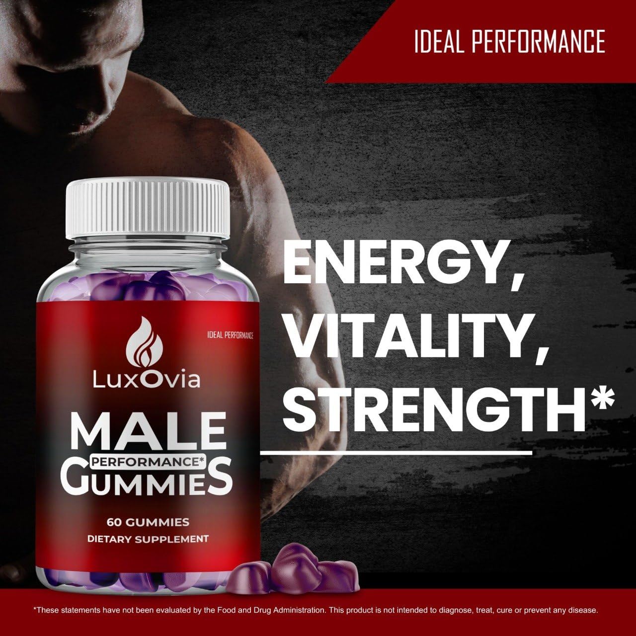 IDEAL PERFORMANCE Luxovia Gummies 60 Count