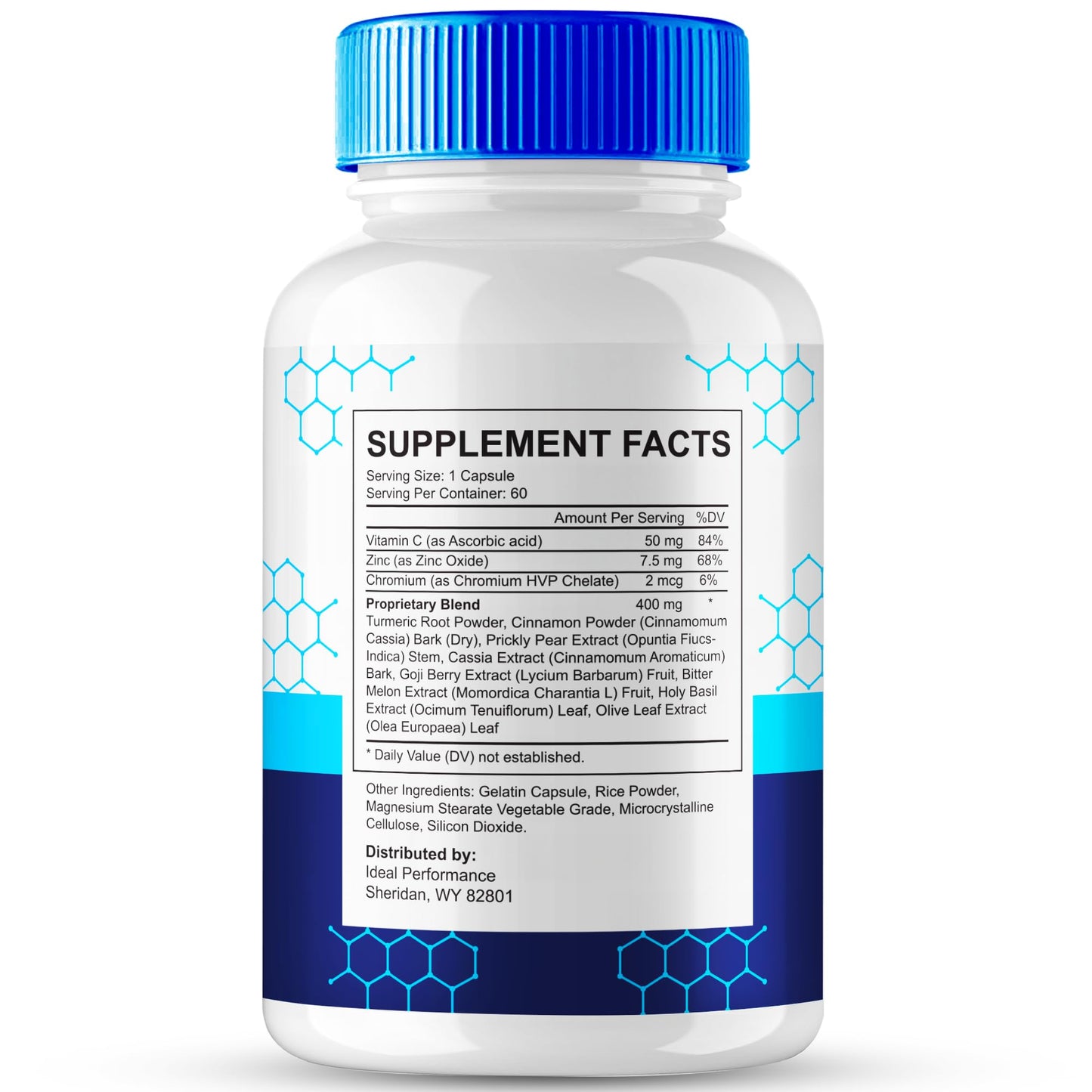 IDEAL PERFORMANCE Gluctose Advanced Blood Formula Capsules, 120 Capsules