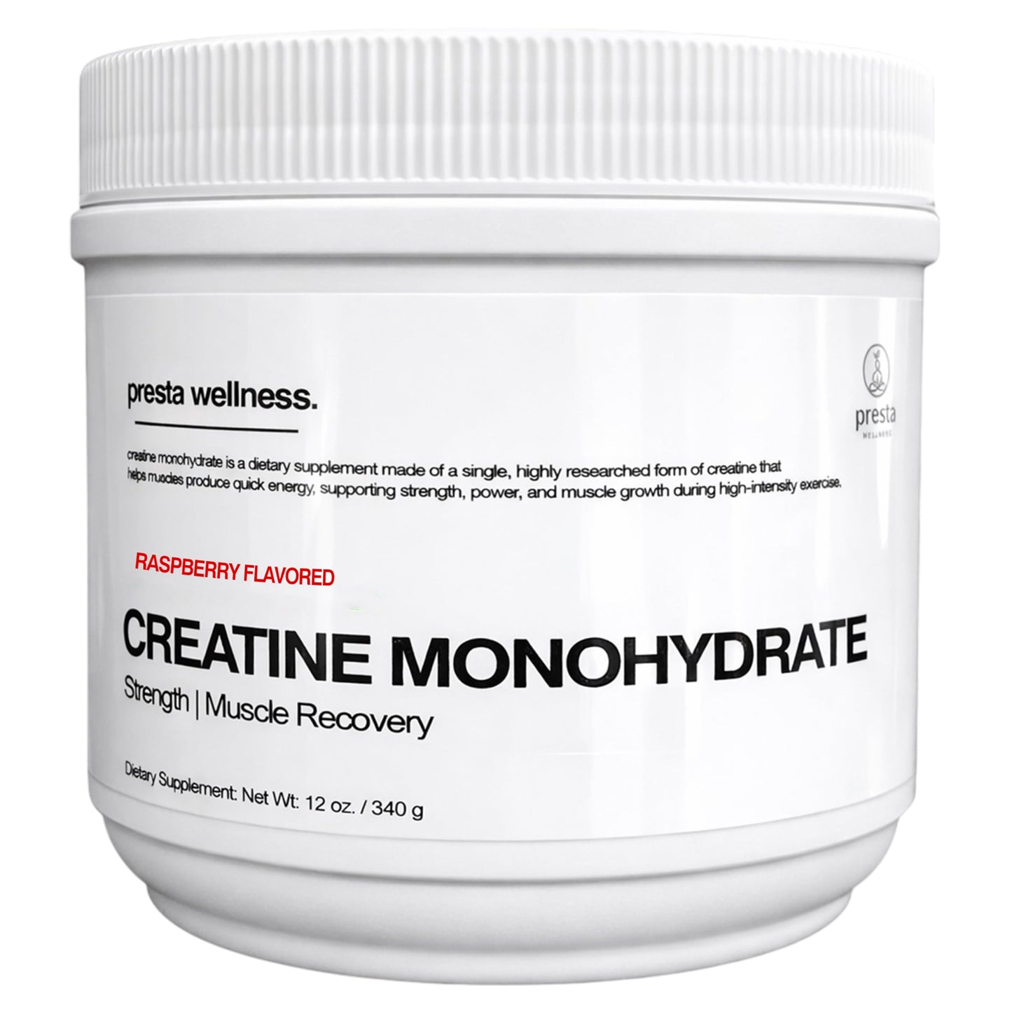 Presta Wellness Creatine Monohydrate Powder 12