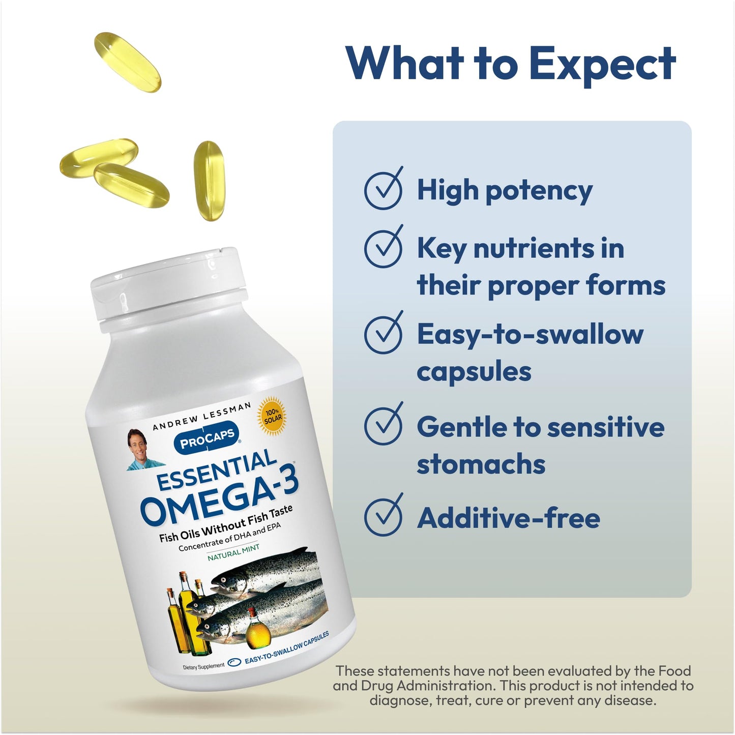 ANDREW LESSMAN Essential Omega-3 Mint 360 Capsules