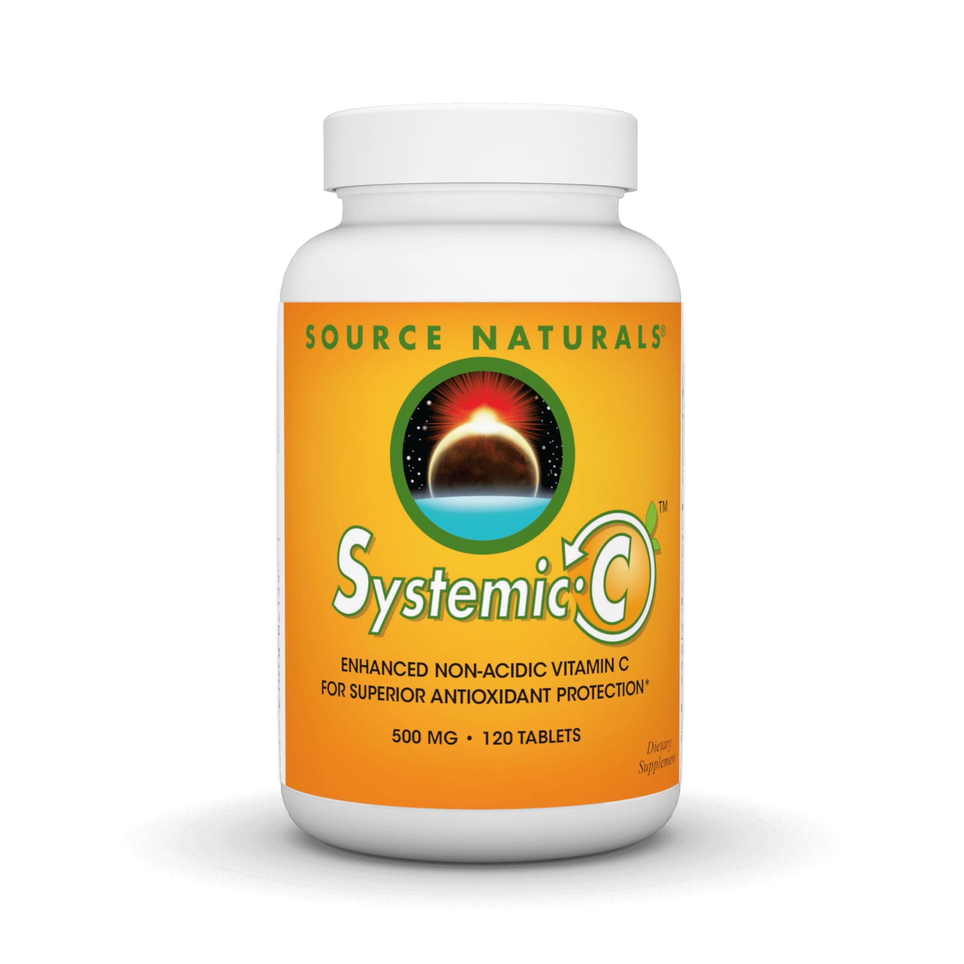 Source Naturals Systemic C 500mg Tablet, 120 Tablets