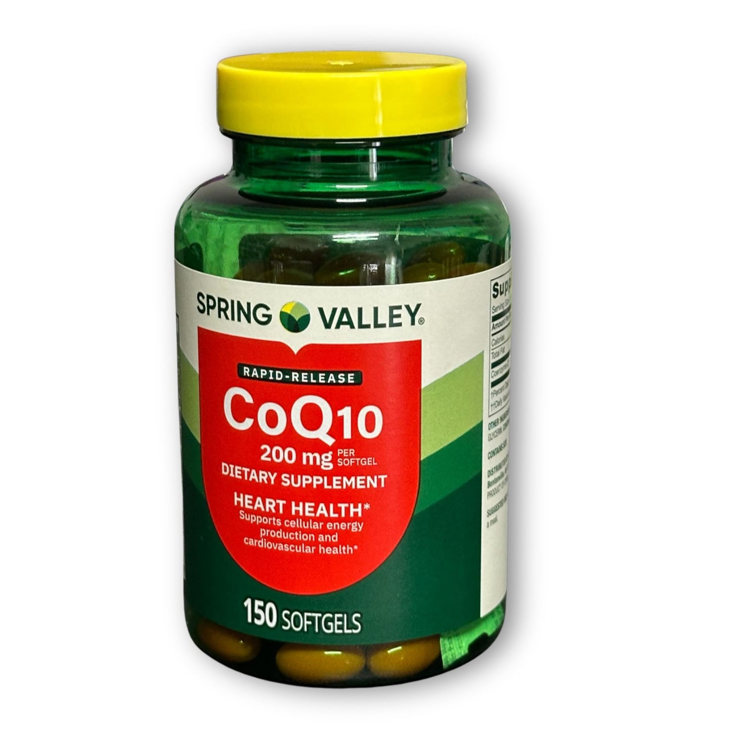 Fusion Shop Store CoQ10 200mg Rapid Release Softgels, 150 Count