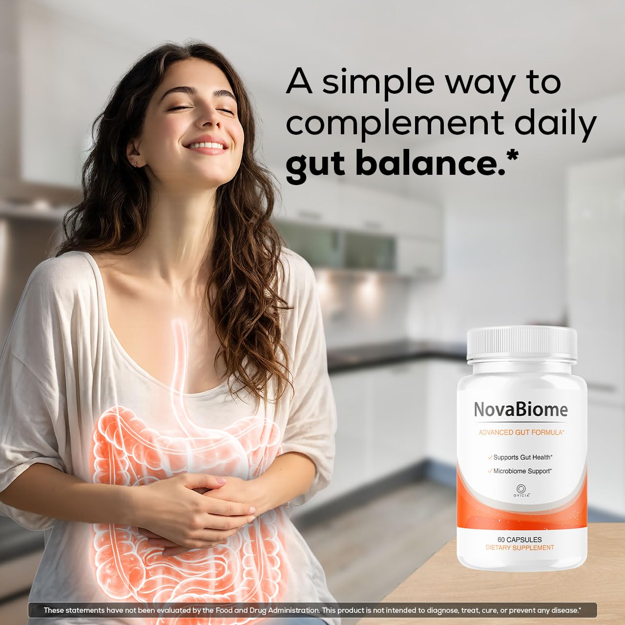 OVICIA NovaBiome Capsules 120 Count
