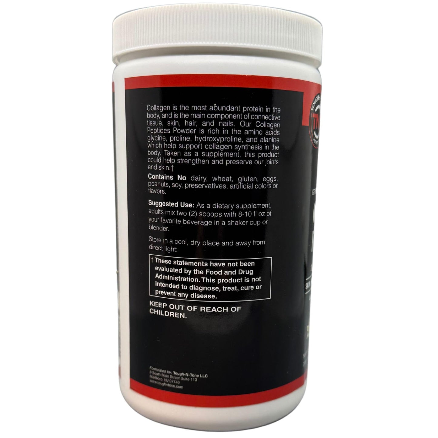 TOUGH-N-TONE Collagen Peptides Powder 295 Servings
