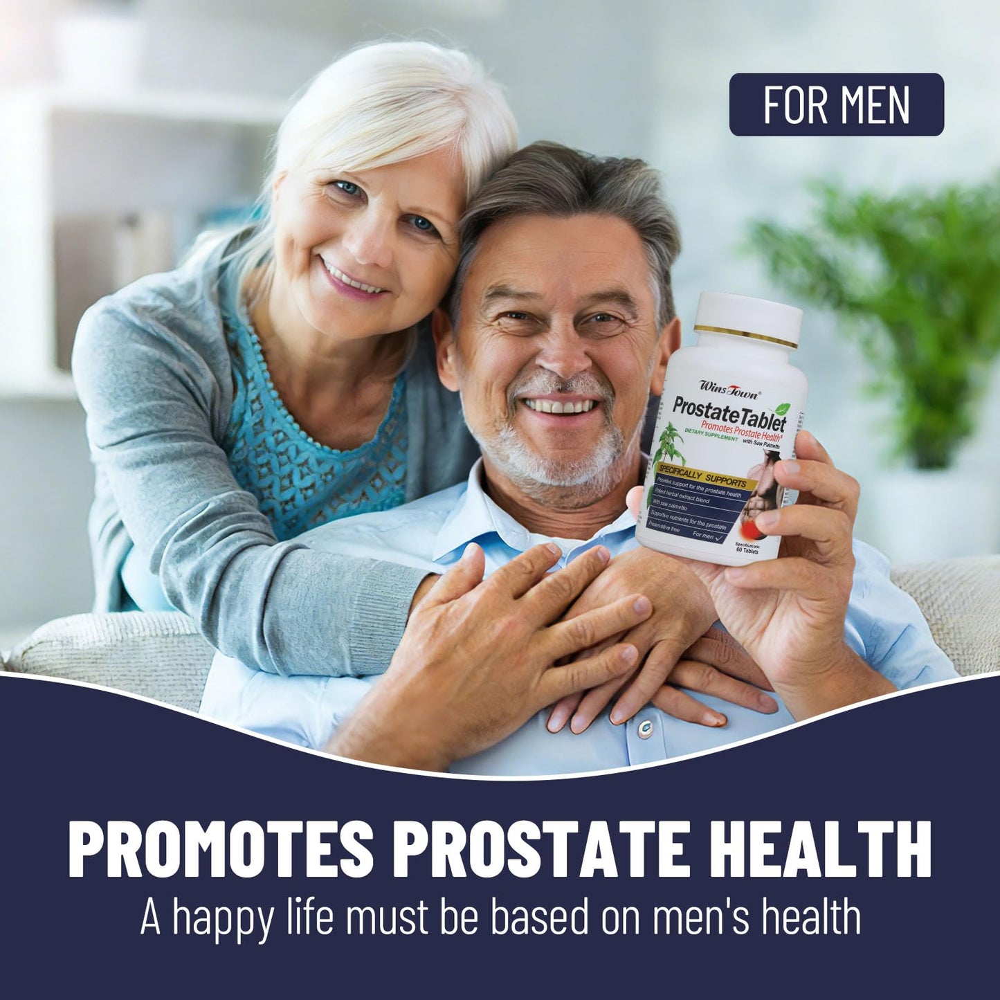 Wins Town Prostate Health, 60 Tablets