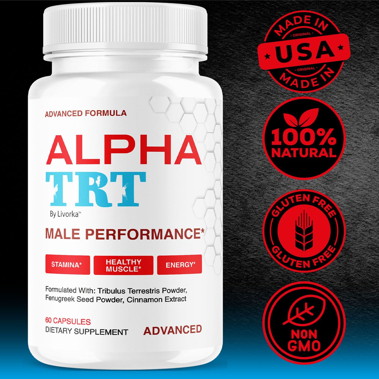 LIVORKA Alpha TRT Capsules 120 Capsules