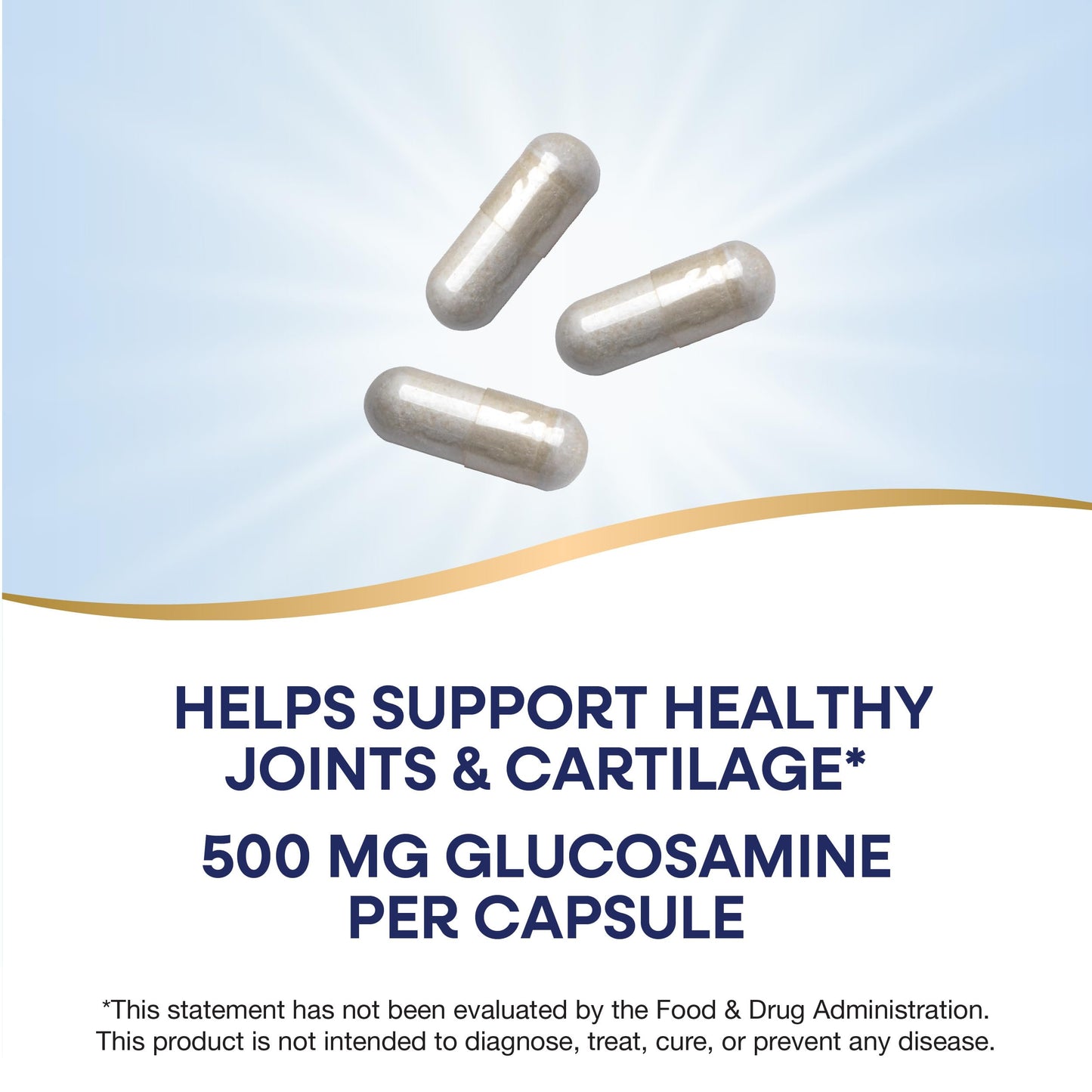 Nature's Way GS-500 Glucosamine Sulfate Capsule, 240 Capsules