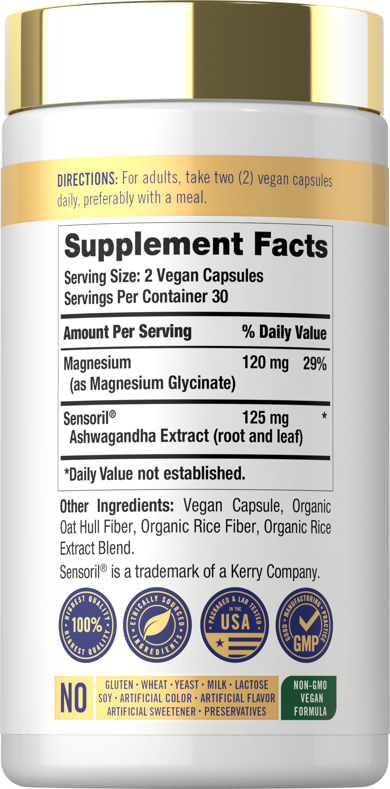 Carlyle Cortisol Supplement Capsules 60 Count