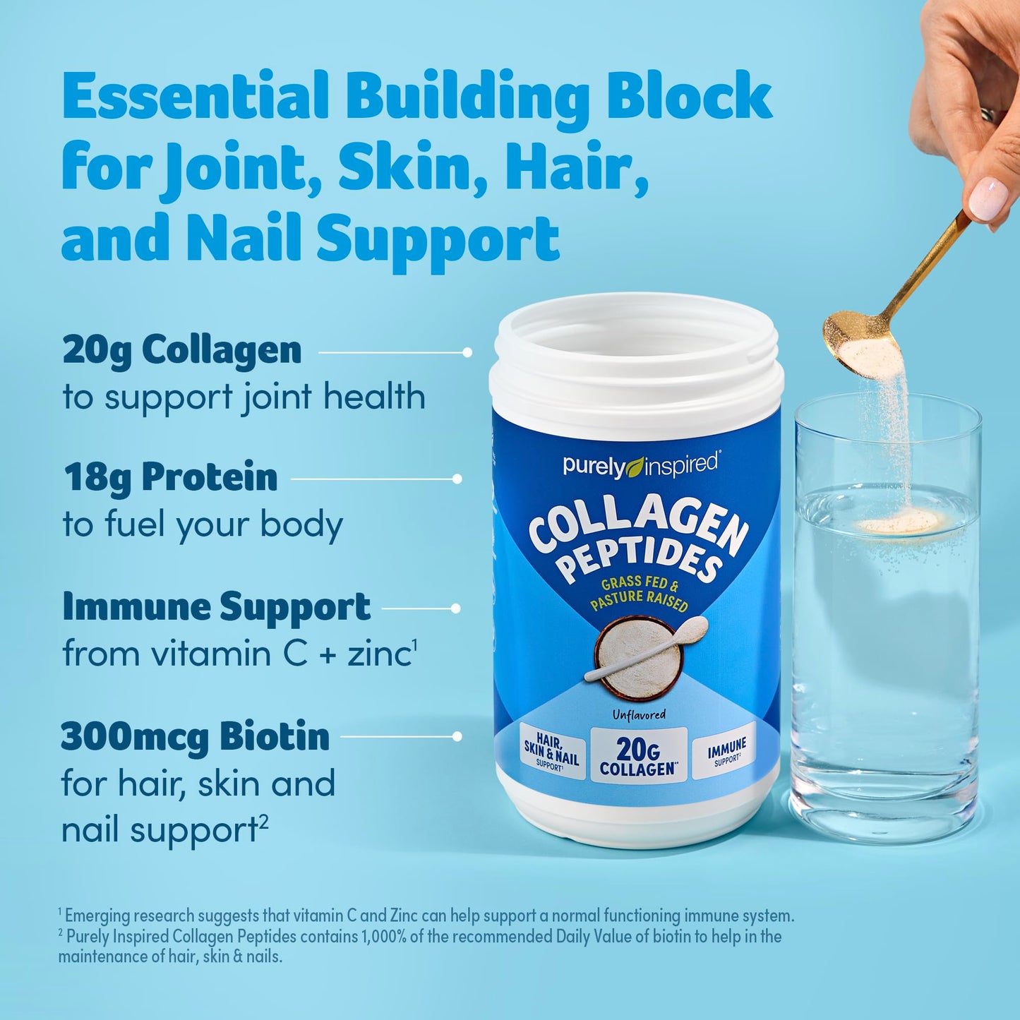 Purely Inspired Collagen Powder Unflavored 14.46 oz