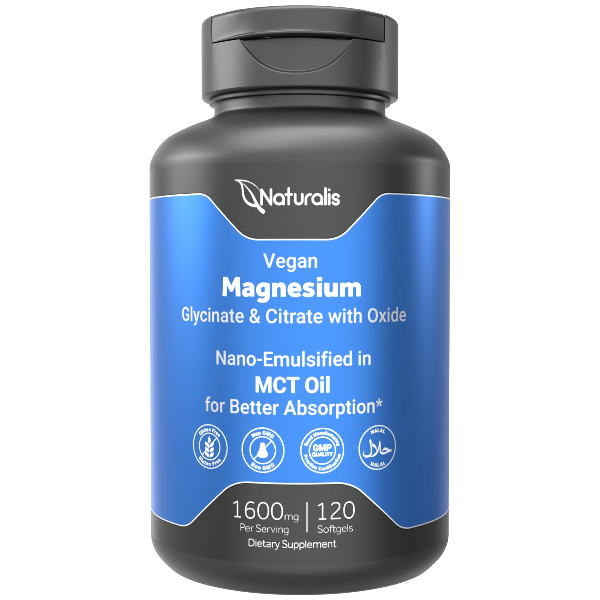 Naturalis Vegan Triple Magnesium Complex Softgels 120