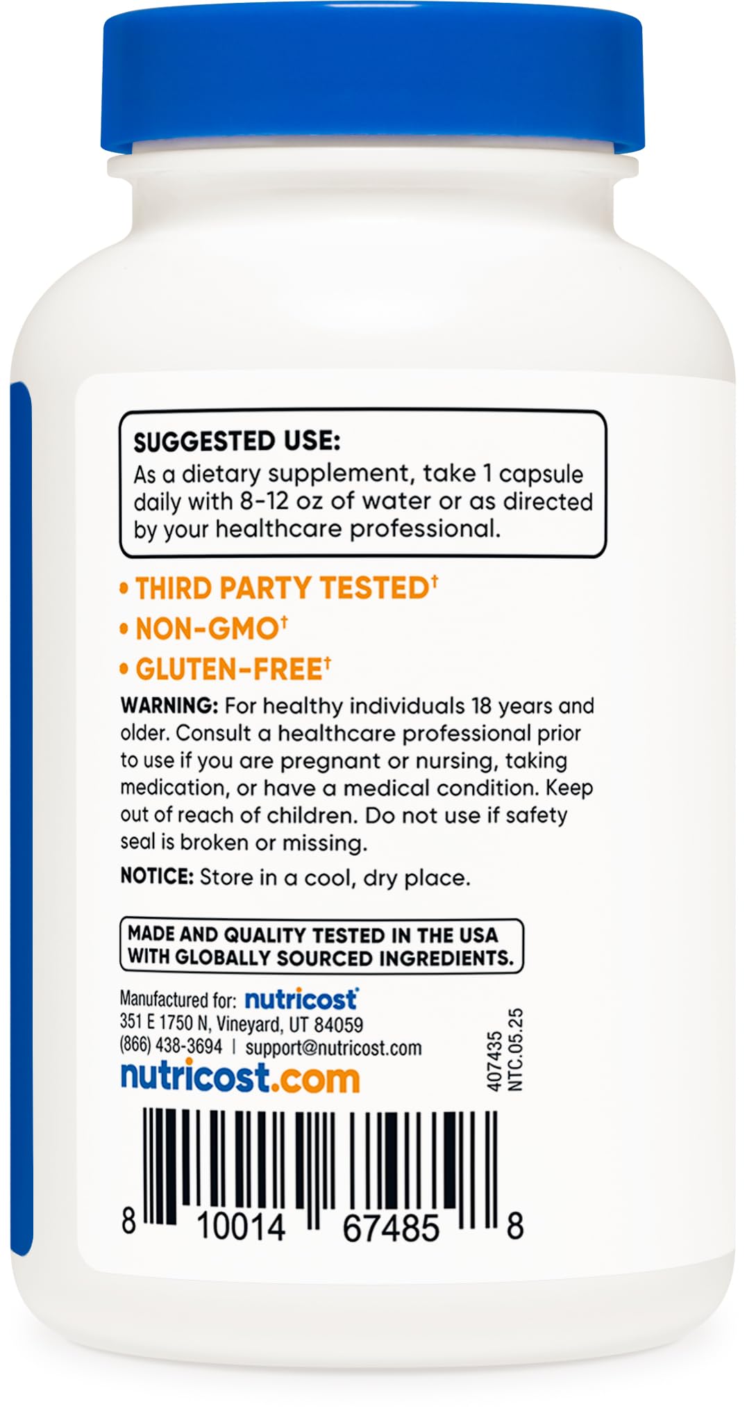 Nutricost Boron Capsules 10mg, 240 Capsules