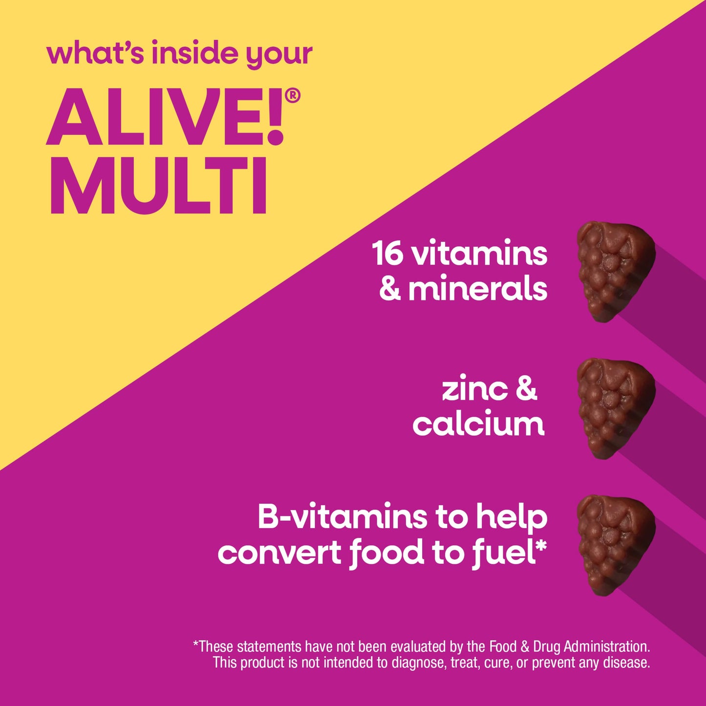 Nature's Way Alive! Women's 50 Plus Multivitamin Gummy, 60 Count