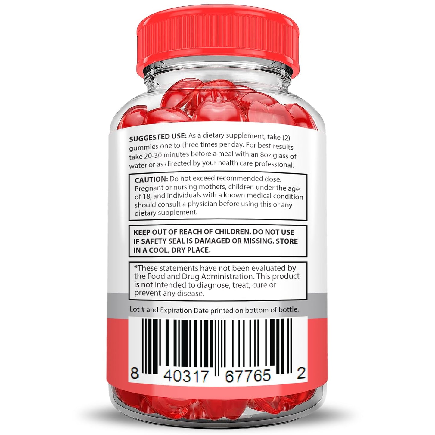 Justified Laboratories Keto Bites Keto ACV Gummies Advanced Formula 1000MG, 300 Gummies