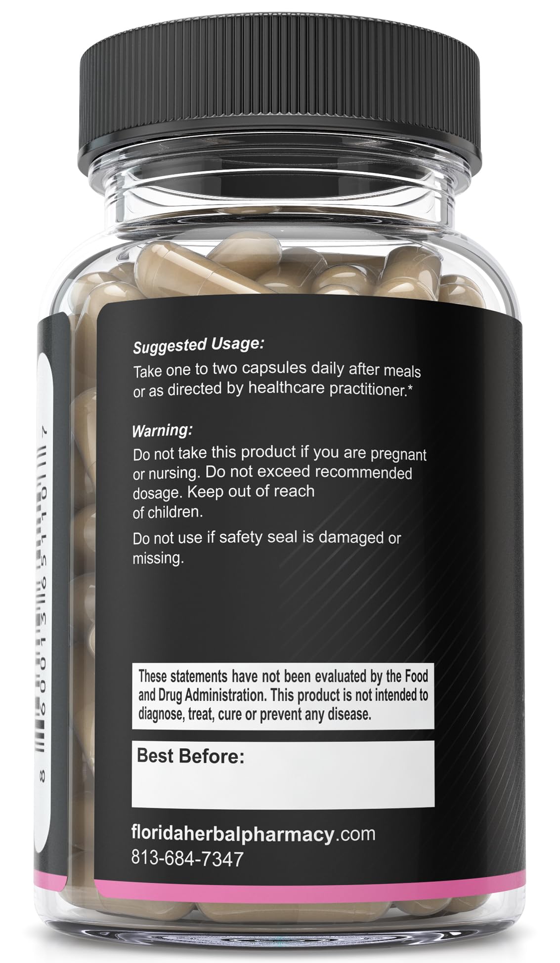 Florida Herbal Pharmacy Guava-Ginger Extract Supplement Capsules 20:1, 1000 mg Serving, 120 Capsules