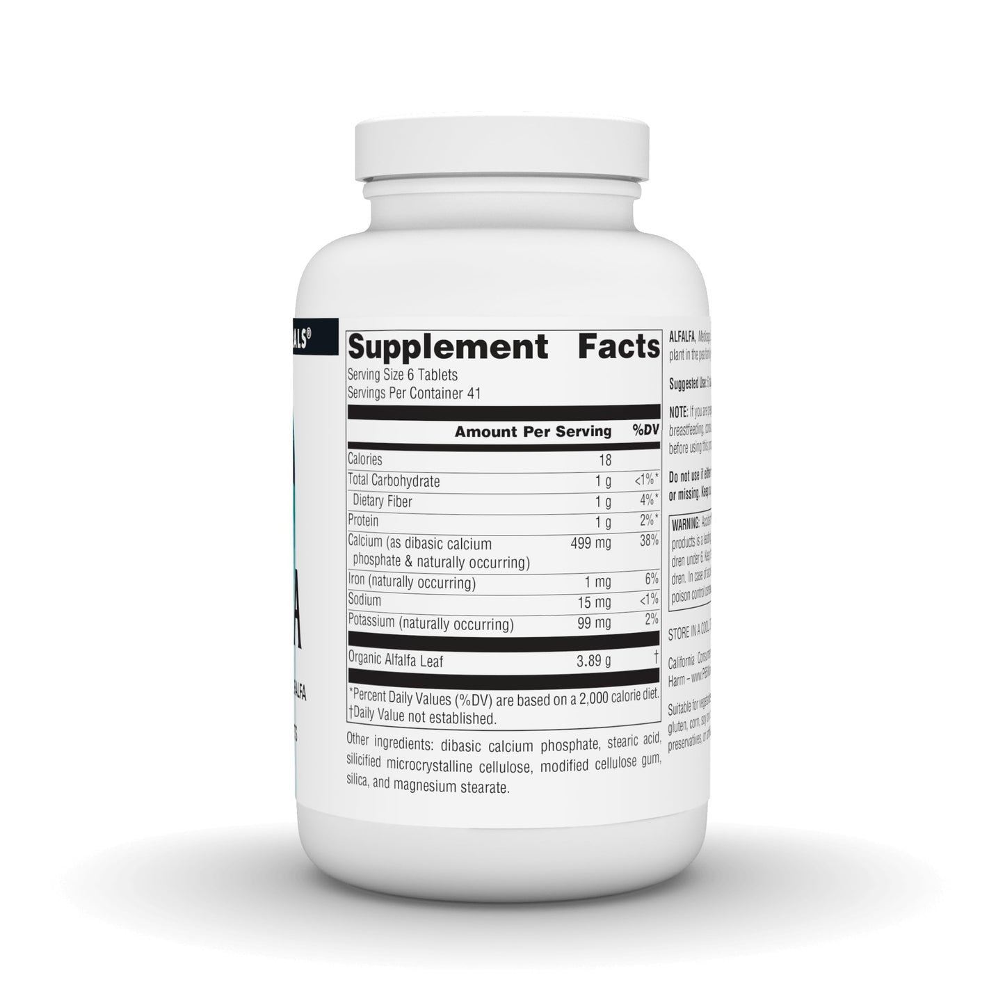 Source Naturals Alfalfa Tablet 250 Tablets