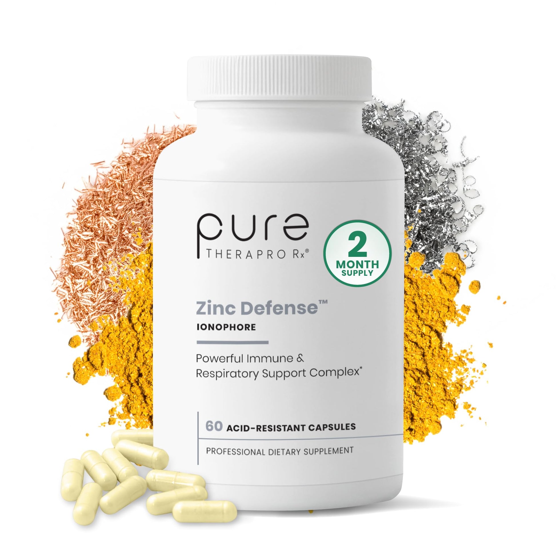 Pure Therapro Rx Zinc Defense Capsule 60 Capsules