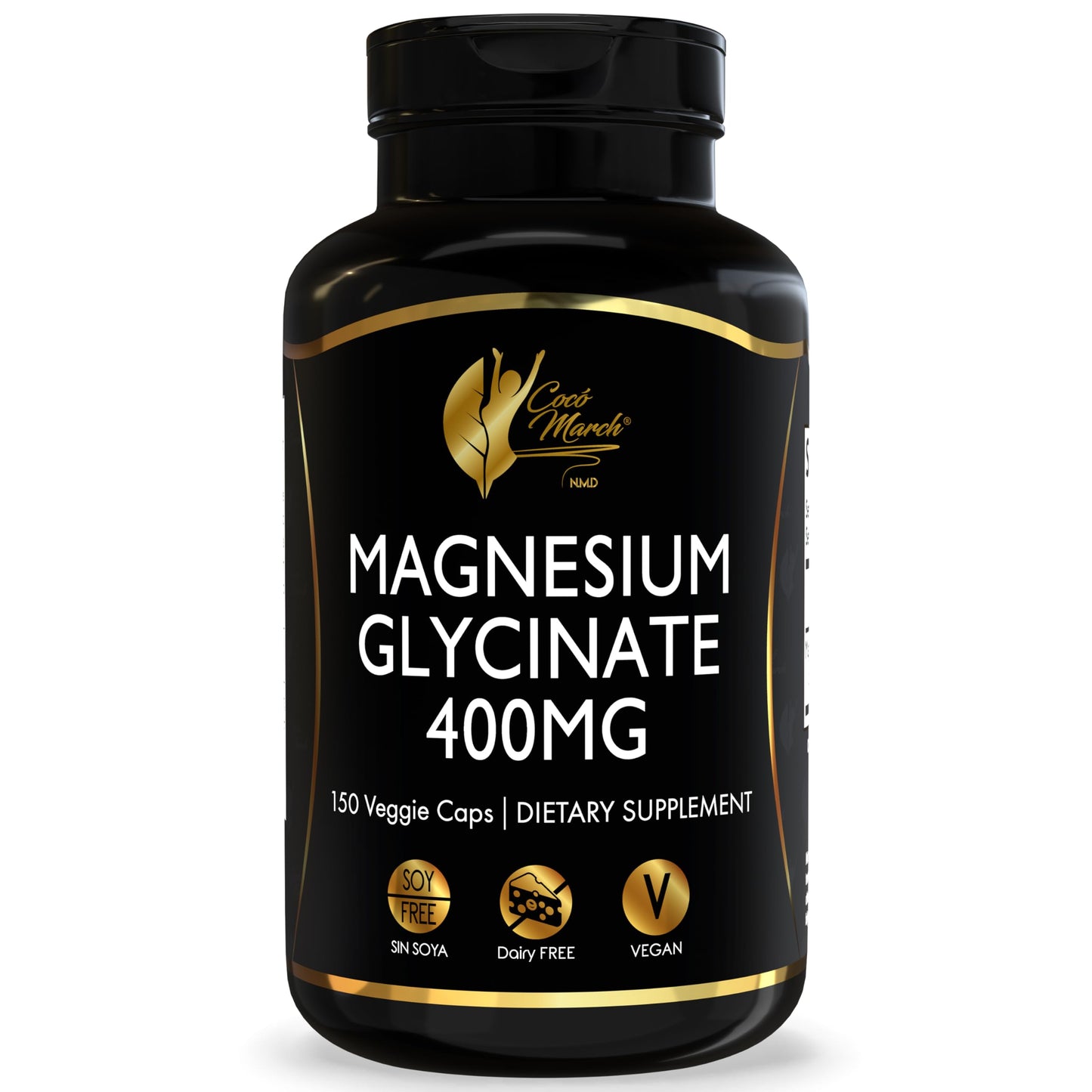 Cocó March N.M.D Magnesium Glycinate 400 mg Capsules 150