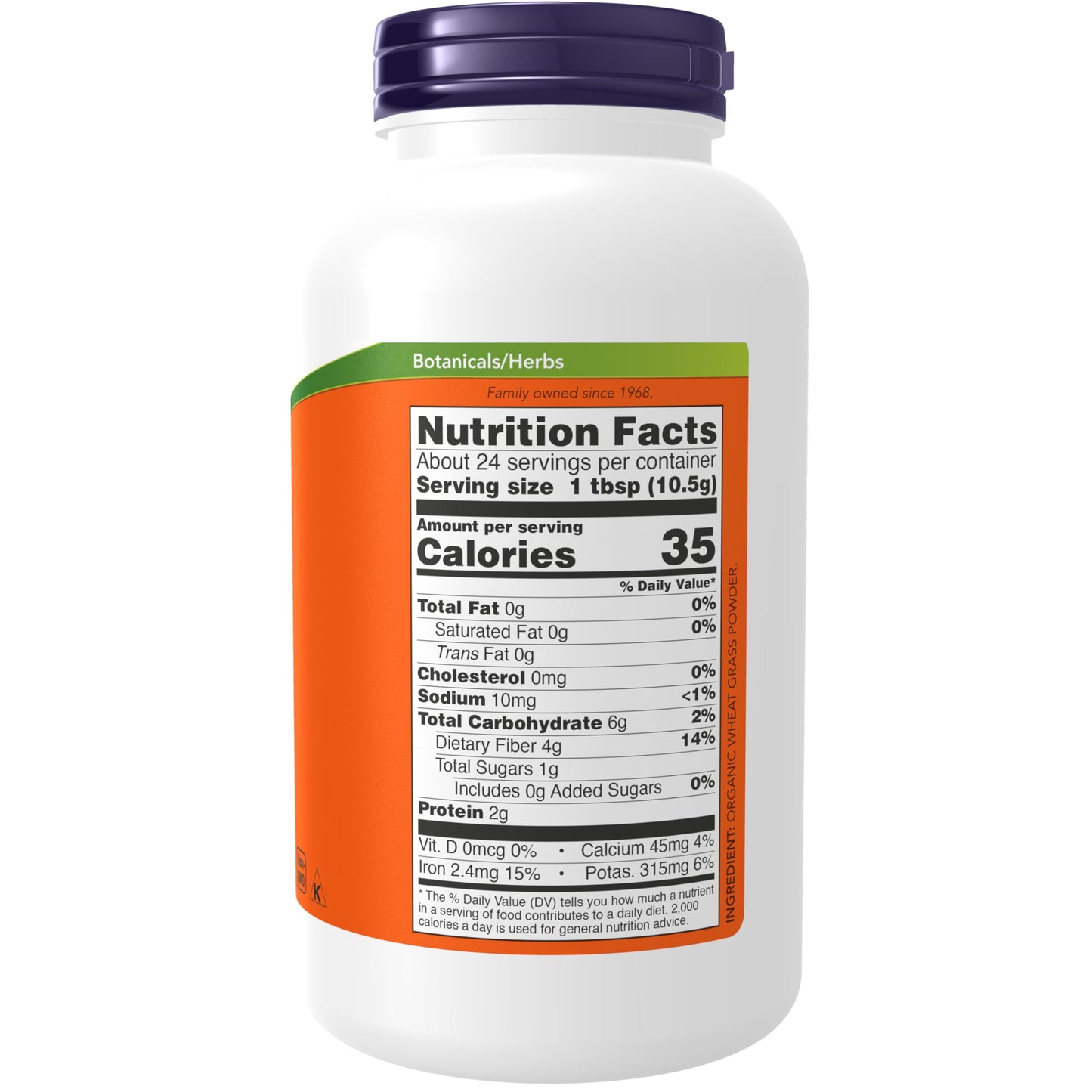 NOW Foods Wheat Grass Powder, 9 oz