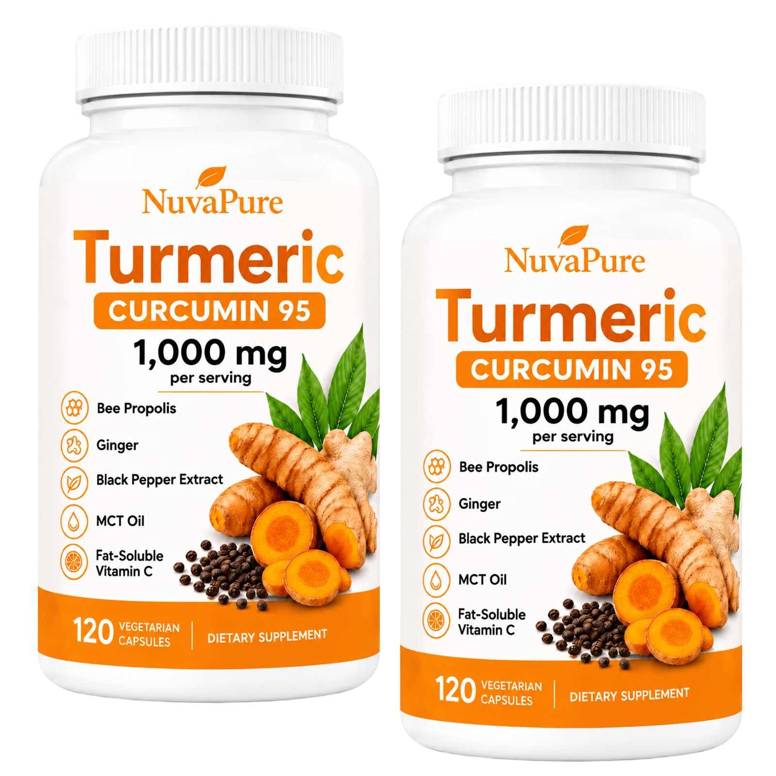 Chasingdre Nuvapure Turmeric with Black Pepper for Daily Wellness & Everyday Balance Softgel, 1 Count