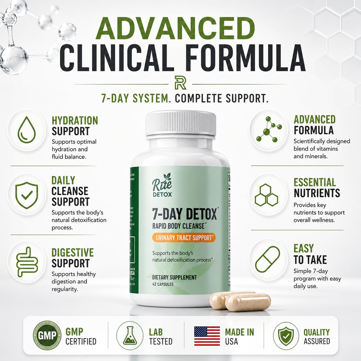 RiteDetox Detox and Cleanse Capsule 42 Count