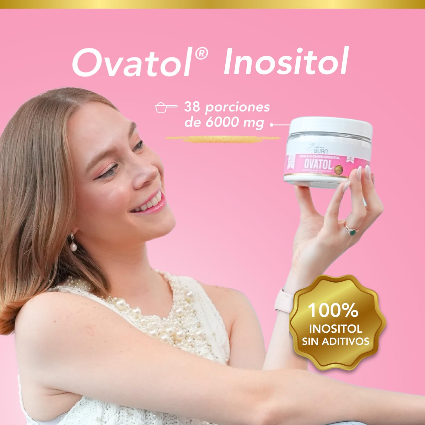 Bikini Burn Ovatol Inositol Powder, Myo-Inositol & D-Chiro-Inositol 40:1, 8.11 oz