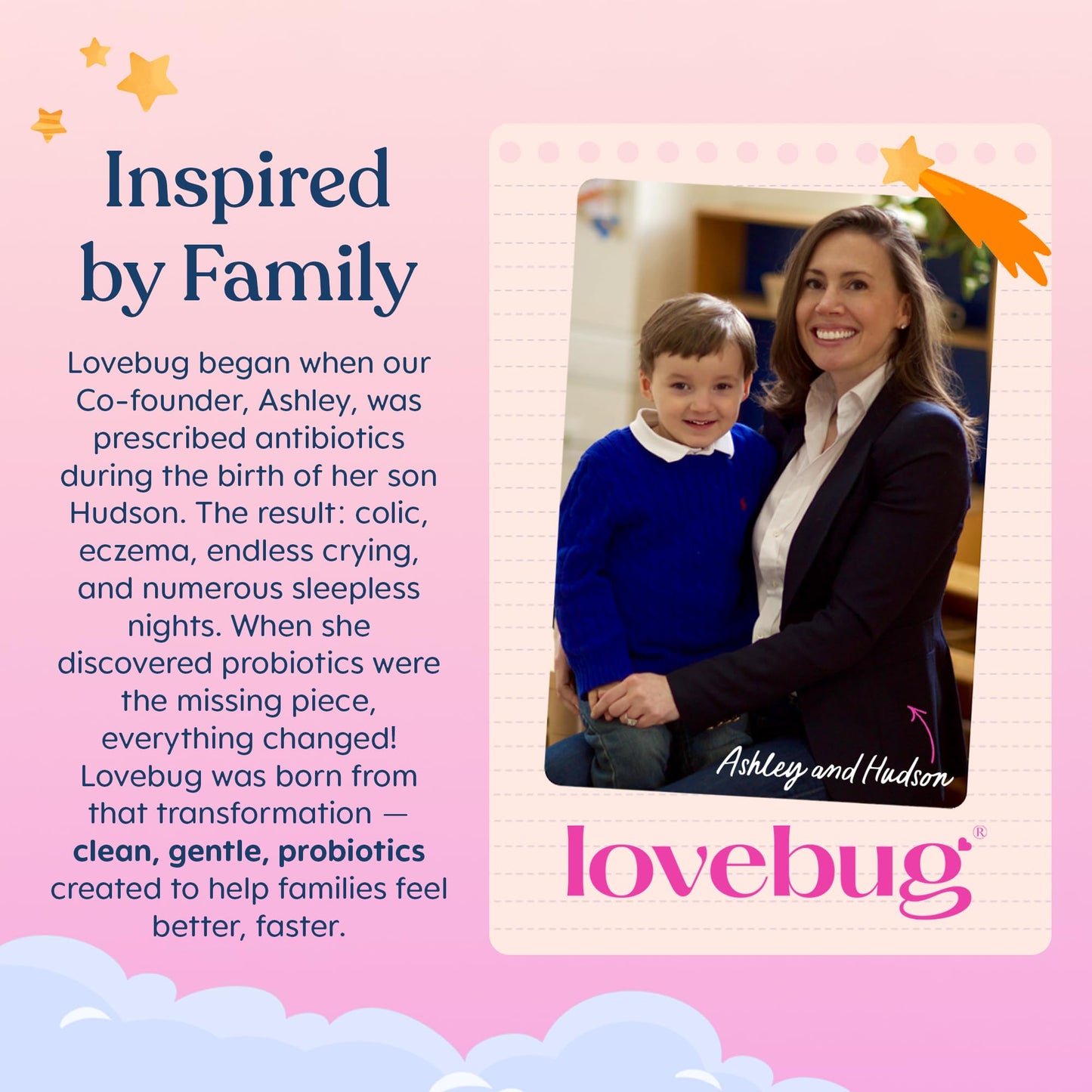 LOVEBUG Probiotics for Kids Probiotic Chewables with Prebiotic Fiber Capsule 30 Count