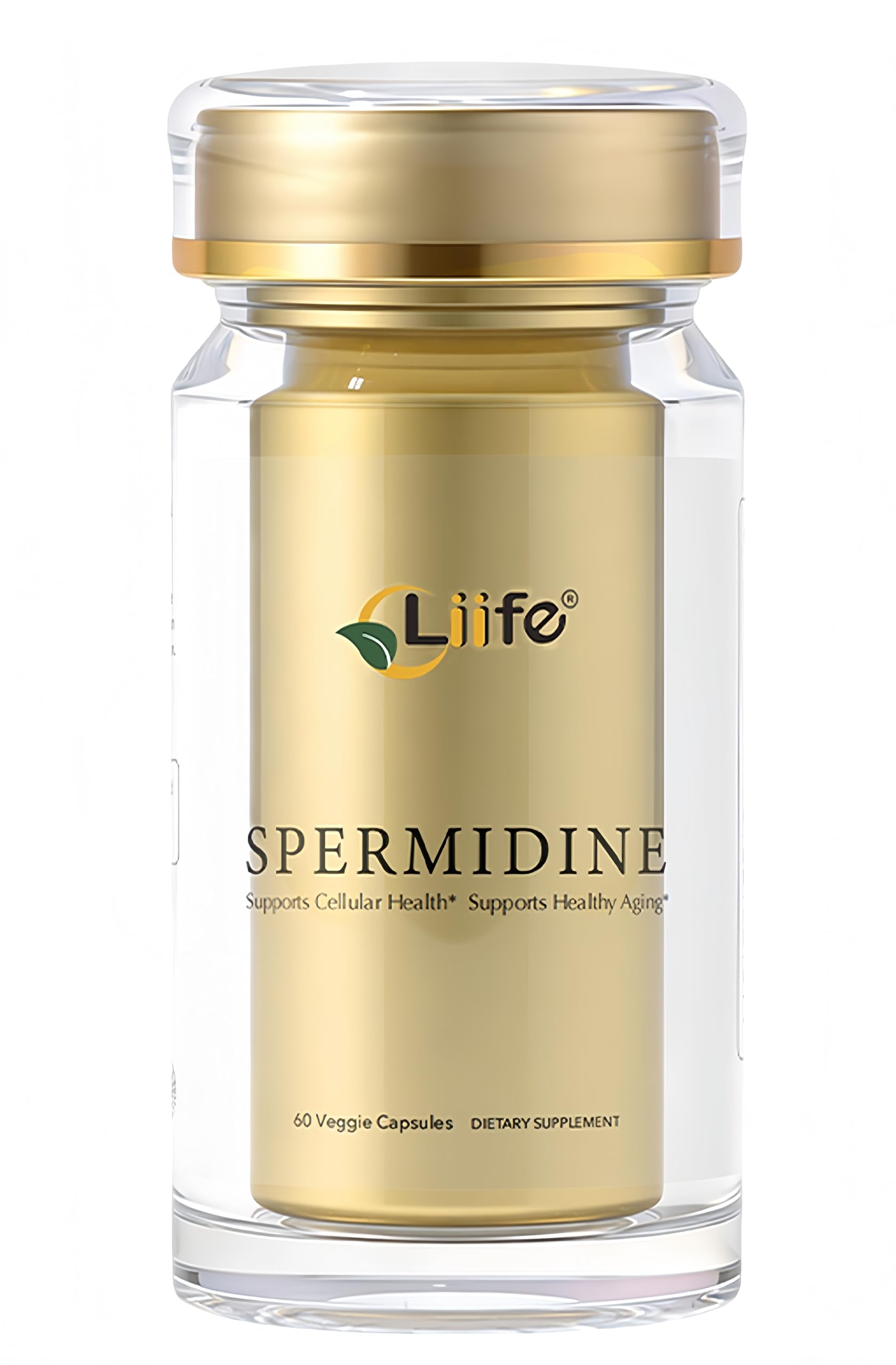 LIIFE Spermine Supplement for Women & Men 6-in-1 Formula Capsules 60 Count