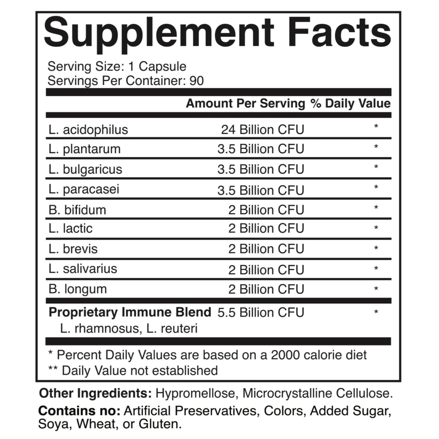 Martin Clinic Probiotic for Gut Health & Immune Support Capsule 90 Count
