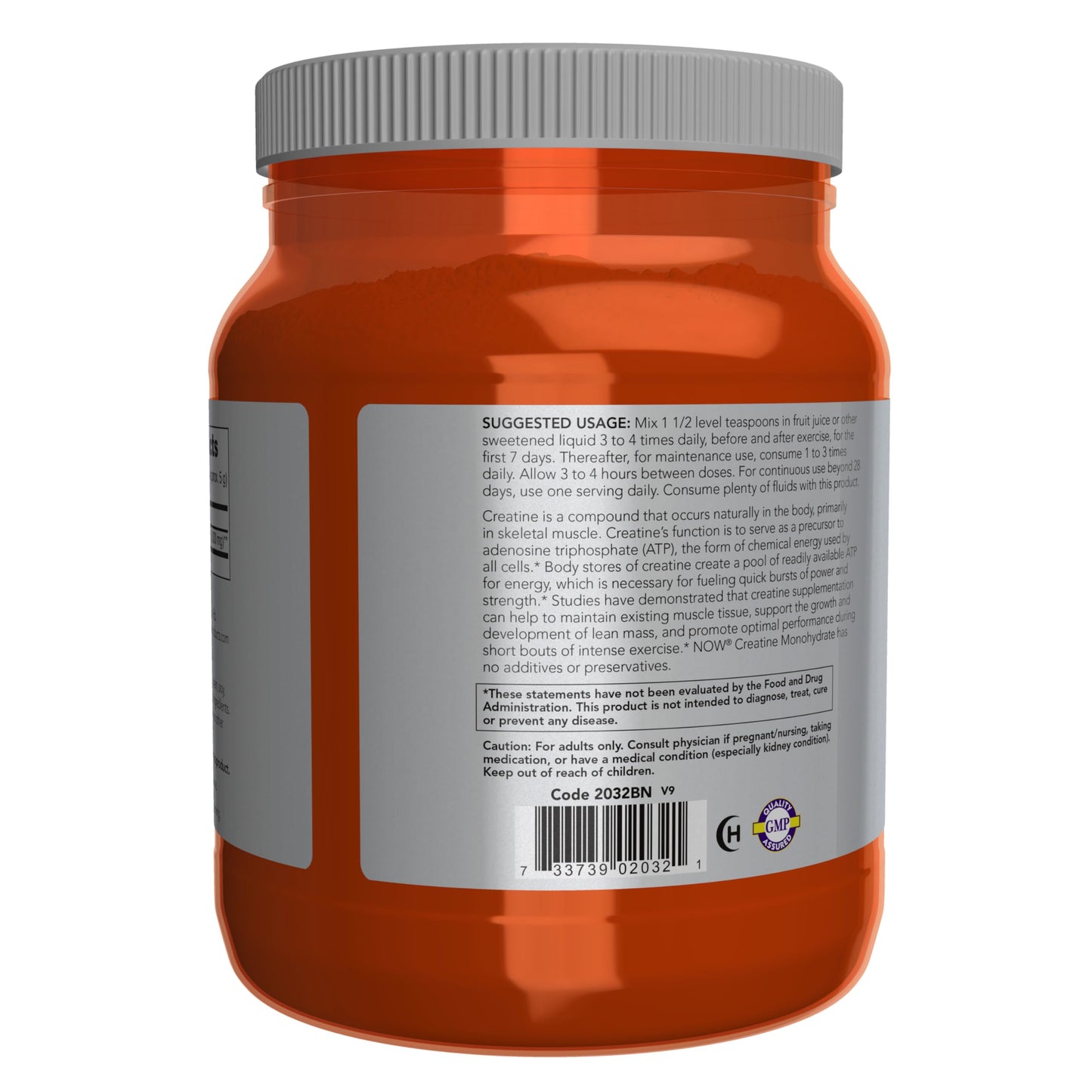 NOW Foods Creatine Monohydrate Powder, 35.2 oz